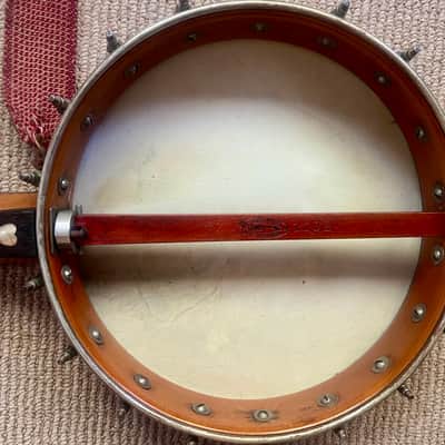 Vintage George Washburn 5-String Banjo circa 1913 w/hard shell case image 5