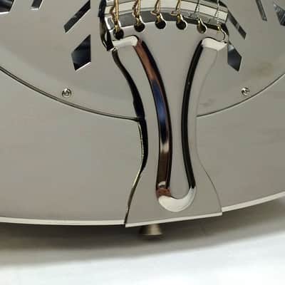 Fender FR-55 Hawaiian Resonator Acoustic Guitar - Nickel image 4