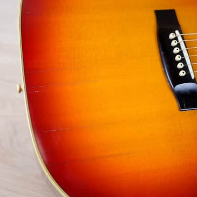 Morris WH-20 MIJ 1978 Cherry Sunburst Vintage Made in Japan MIJ w/ Bag image 11