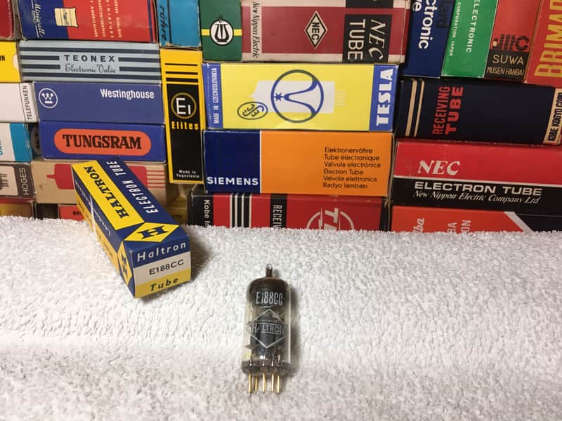 1 x NOS Philips Amperex⊿ Holland NL E188CC 7308 ~Premium LowNoise E88CC/6922/CCa ~ Transparent Detail Holographic Sound Rich Warm Dutch House Vocals Lively Response image 1