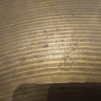 Vintage 1960s A Avedis Zildjian 22" Ride Cymbal 2685g image 3