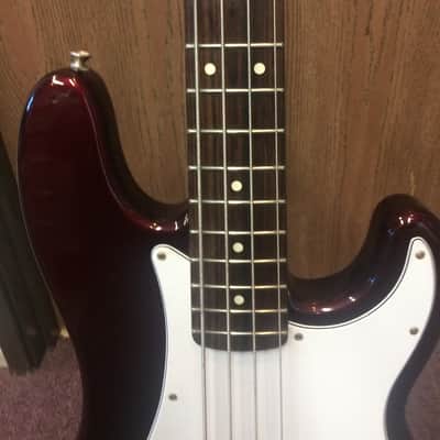 Fender Precision Bass Maroon image 5