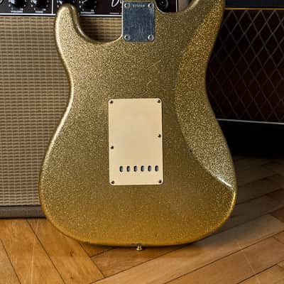 2005 Fender 64 Greg Fessler Strat Gold Sparke Masterdesign image 15