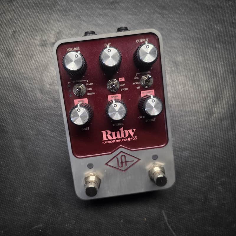 Universal Audio Ruby ’63 Top Boost Amplifier 2022 - Present - Ruby / Silver image 1