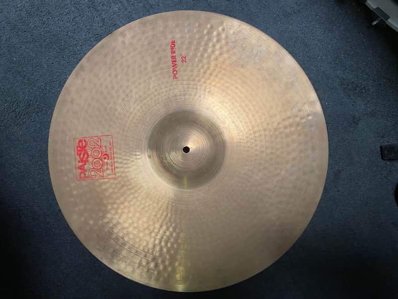 Paiste 22" 2002 Power Ride Cymbal 1980 - Present - Traditional image 1