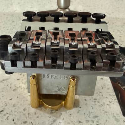 Floyd Rose Original Double Locking Tremolo System Made in Germany Chrome w/ Arm image 7