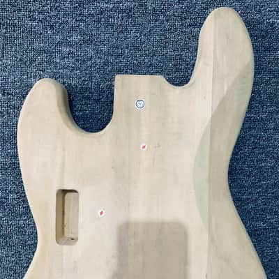 Unfinished Jazz Bass Style Body Blank in Basswood image 4