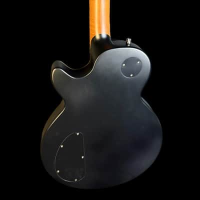 Harley Benton Aeolus Semi Hollow Electric Guitar in Frost Flame image 4