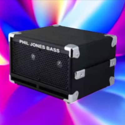 Phil Jones C2 Compact 2 200-Watt 2x5" Bass Speaker Cabinet 2020s - Black image 4
