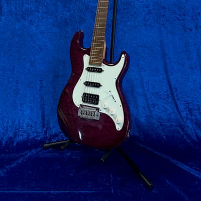 Samick Greg Bennett Malibu Series Electric Guitar - Purple Texture Finish image 1