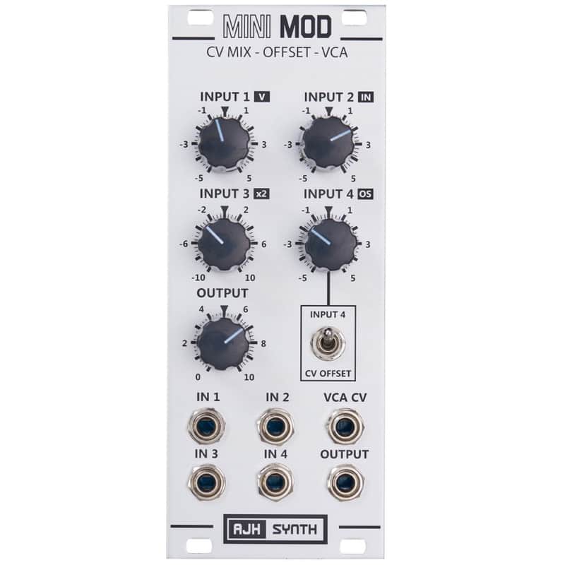 AJH Synth CV Mixer Offset VCA Eurorack Module (Silver) image 1