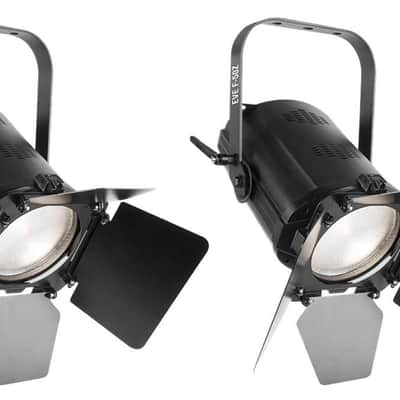 (2) Chauvet DJ EVE F-50Z LED Fresnel DMX White D-Fi Spot Lights, w/ Manual Zoom image 1