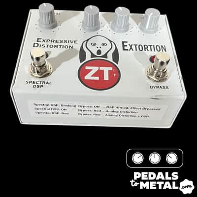 ZT Amplifiers Extortion Expressive Distortion Pedal 2010s - White X11991 image 4