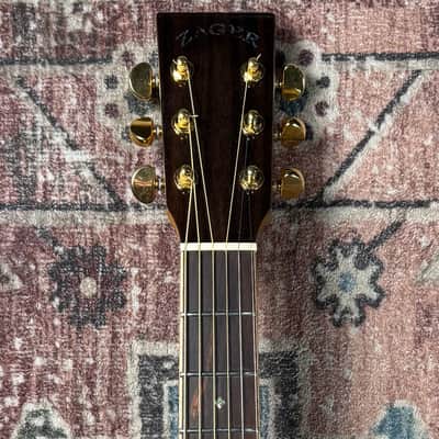 2023 Zager ZAD900CE/AURA/N Natural Fishman Aura Acoustic Electric Guitar W/ Original Hardshell Case! image 11