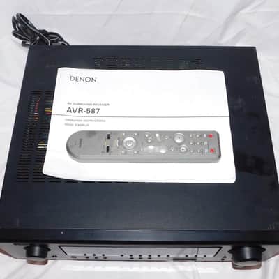 Denon AVR-587 receiver with manual and remote image 2
