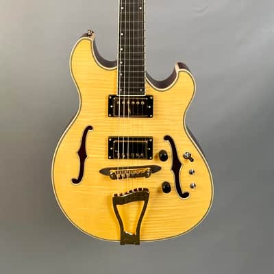 Eastwood Classic 6 TA PH Languedoc Anastasio Style Hollowbody Natural image 2