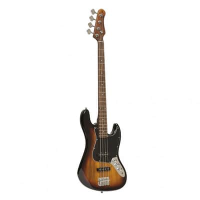 Stagg SBJ-30 SNB Standard "J" Paulownia Body Roasted Maple Neck 4-String Electric Bass Guitar image 3