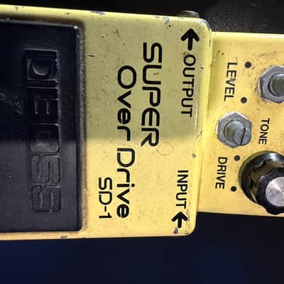 Boss SD-1 Super OverDrive (Black Label) 1981 - 1988 - Yellow image 3