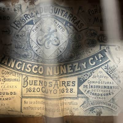 Manuel Dominguez Fabricated For Francisco Nuñez 1904 - French Polish image 21