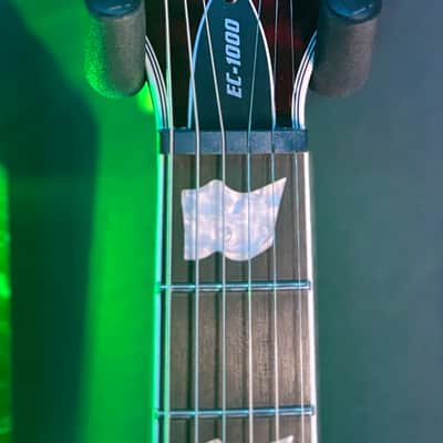 ESP LTD EC-1000 Deluxe 2025 - Transparent Cherry with ESP case image 4