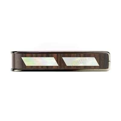 Thalia Guitar Capo - Gibson Officially Licensed (With Gibson Specific Fret Pad Models) Rosewood w Split Parallelogram , Black Chrome image 2