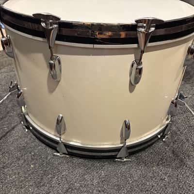 VINTAGE Slingerland 24x14 bass drum - White 5ply image 6