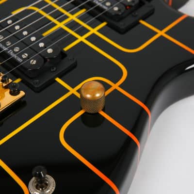 Charvel USA Custom San Dimas Schematic Graphic Unique Design Electric Guitar image 12