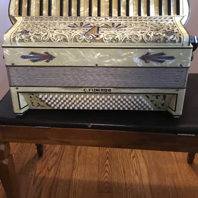 Castelfidardo Piano Accordion - Cream image 1