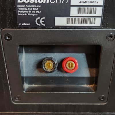Boston Acoustics Boston Acoustics CR77 is a 2-way bookshelf speakers 90s - Black image 7