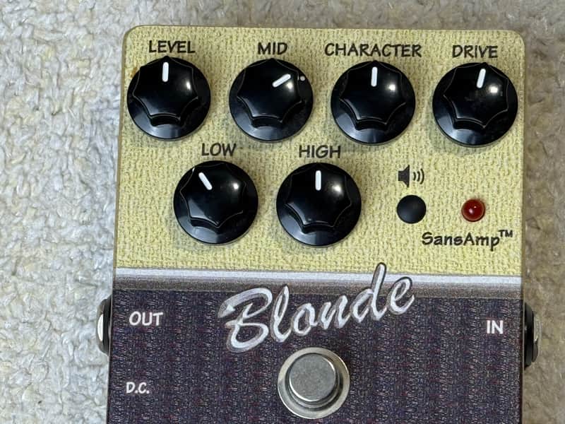 Tech 21 SansAmp Character Series Blonde V2 2010s - Blonde/Black image 1