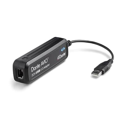 AUDINATE Dante AVIO 2-Channel USB I/O Adapter