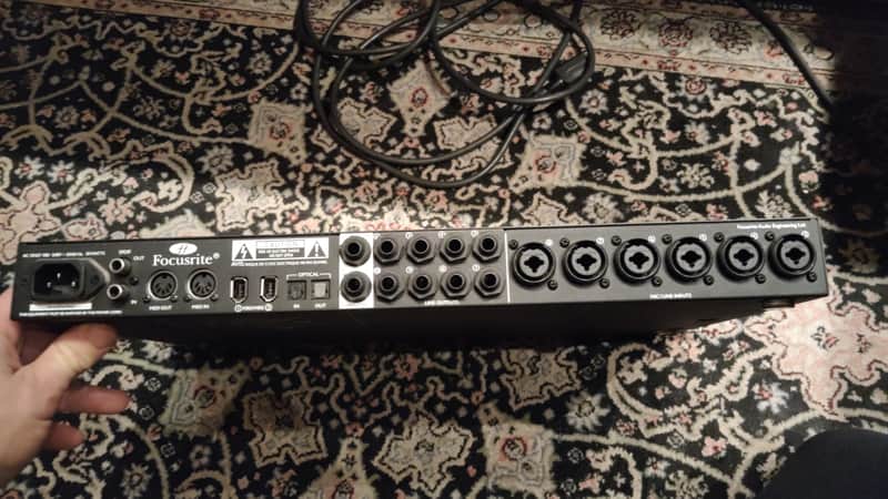 Focusrite Saffire Pro 40 Firewire Audio Interface 2010s - Black image 1