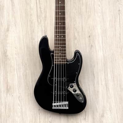 Squier Affinity Jazz Bass VI 2024  - Metallic Black image 1
