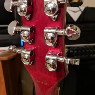 Samick Artist Series - SAN-450 - 335 copy - Lefty conversion 90s red image 8