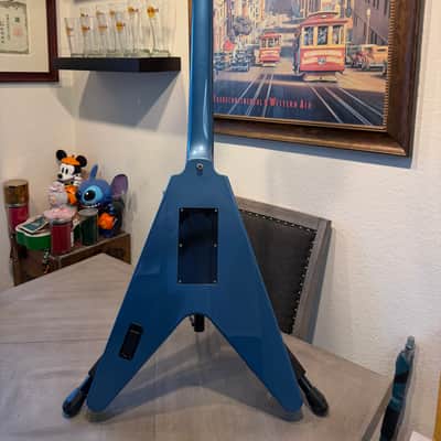 Gibson Custom Shop Richie Faulkner Signature Flying V Custom 2023 - 2024 - Pelham Blue image 10