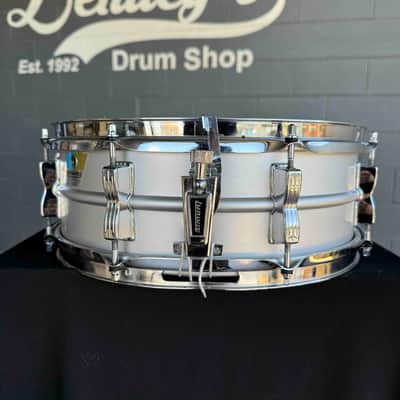 Vintage 1970's Ludwig Acrolite 5x14" Aluminum Snare Drum (Rm 4) image 3