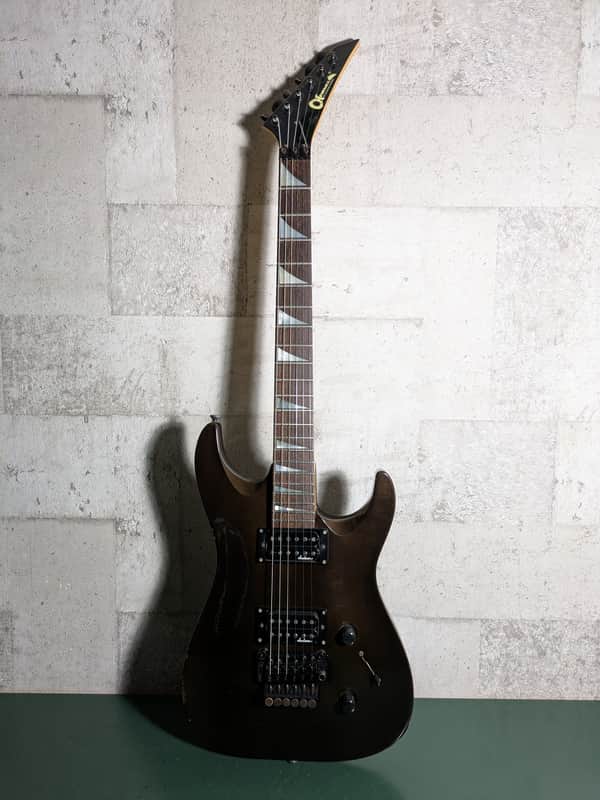 Charvel by Jackson DKA-110-HH Dinky Arched-top 90's See thru black image 1