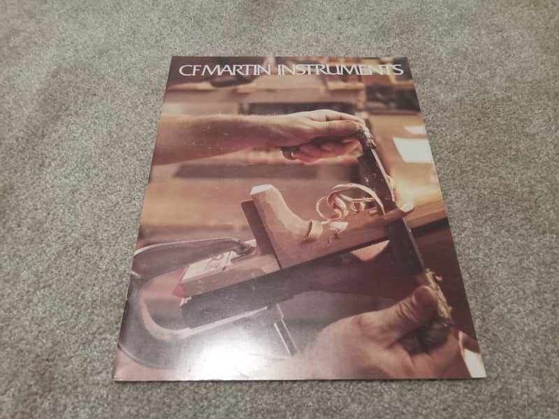 Vintage 1986 CF Martin Instruments Full-Color Guitar Catalog! Rare, Original Case Candy, Paperwork! image 1