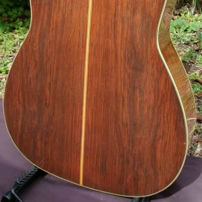 Yamaha FG450 Green Label Nippon Gakki Japan 1972 to 74 Natural New Jakaranda + Original Rocket case image 7