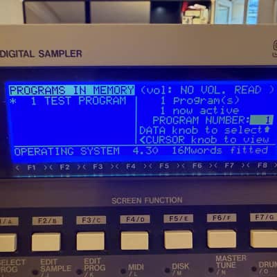Akai S1100 MIDI Stereo Digital Sampler - OS 4.3, New OLED Display 32MB RAM, ZuluSCSI, DSP FX + SMPTE + SCSI Cards installed + Orig Parts Included image 2