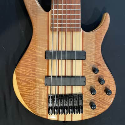 IYV IBSY-700 Natural Finish 7-String Bass - BEAUTIFUL WOOD image 2