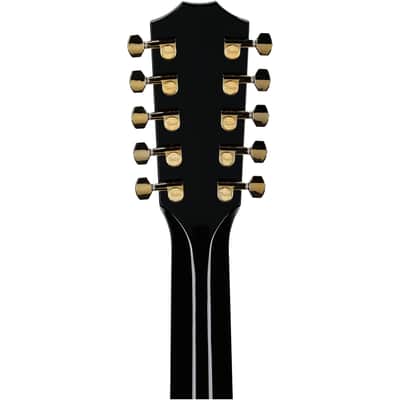 Taylor 657ce Bajo Quinto Grand Pacific Acoustic-Electric Guitar, 10-String (with Case), Black image 6