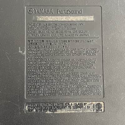 Yamaha PSS-260 Portasound Keyboard Piano Vintage Made in Japan image 3