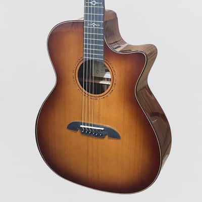 Alvarez AGE95CESHB Grand Auditorium Red Cedar/Macassar Ebony Acoustic-Electric Guitar - Shadowburst image 3