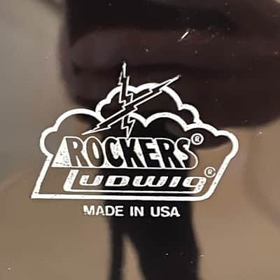 NOS Ludwig 16” Rockers Smooth Black drumhead image 2