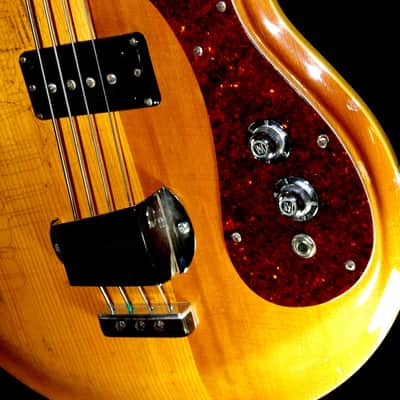 Mosrite MARK X, Model 502 JOE MAPHIS BASS 1967 Natural. Walnut Body. Spruce Top. Maple Neck. image 25