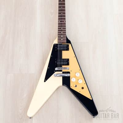 schecter シェクター PS-FV-FXD フライングV Schecter Japan PS-FV-FXD Flying V 2023 - Vintage White - EXCELLENT