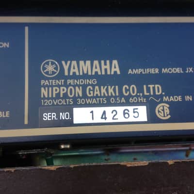 Vintage Nipon Gakki Yamaha JX20 80's MIJ Combo Amp image 4