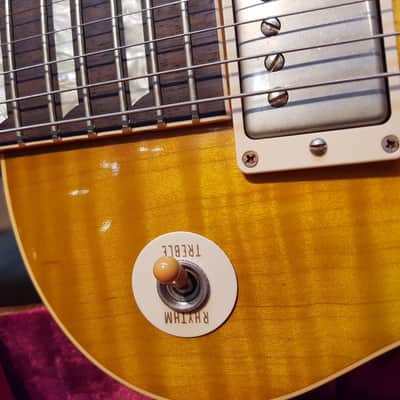 2011 Gibson Les Paul Historic 1959 LP Mahogany Rosewood Burst Bucker image 11