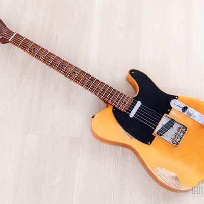 2024 Fender Custom Shop Masterbuilt Andy Hicks '51 Nocaster Telecaster Butterscotch Relic, Mint w/ Case, Tags, CoA image 12